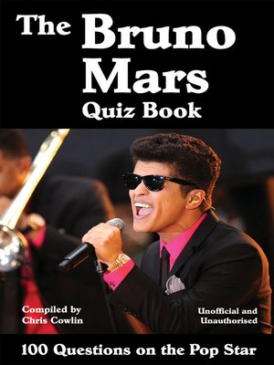 cover image of The Bruno Mars Quiz Book